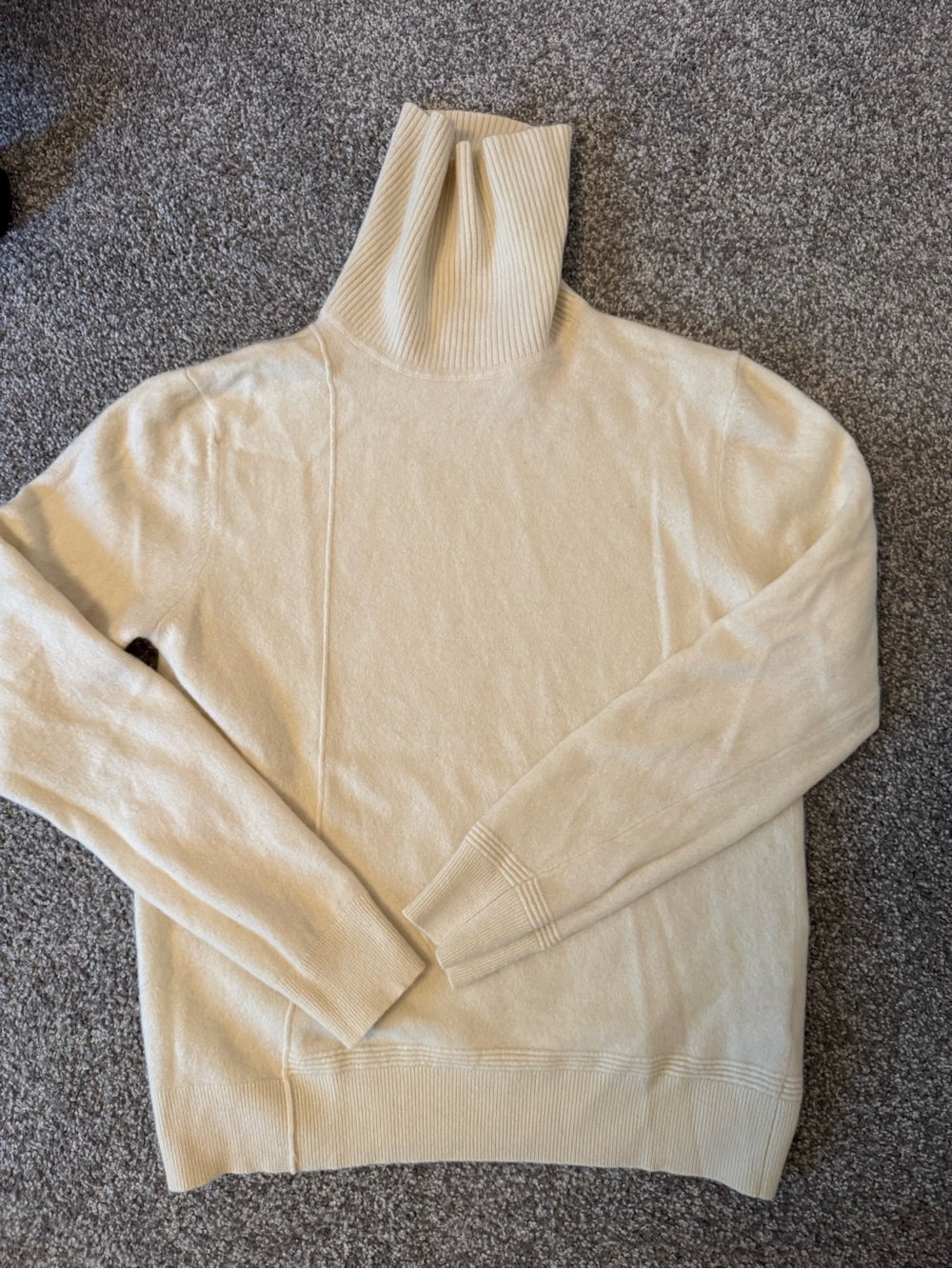 Reiss Cream Turtleneck Sweater